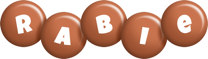 Rabie candy-brown logo