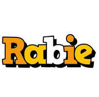 Rabie cartoon logo