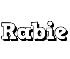Rabie snowing logo