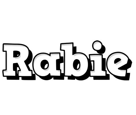 Rabie snowing logo