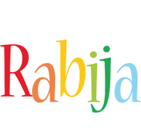 Rabija birthday logo