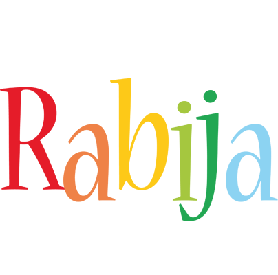 Rabija birthday logo