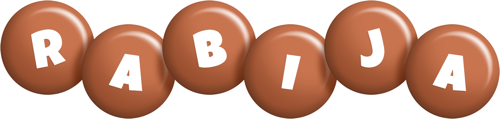 Rabija candy-brown logo