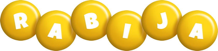 Rabija candy-yellow logo