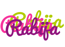 Rabija flowers logo