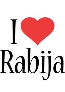Rabija i-love logo