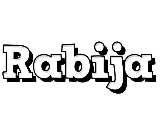 Rabija snowing logo
