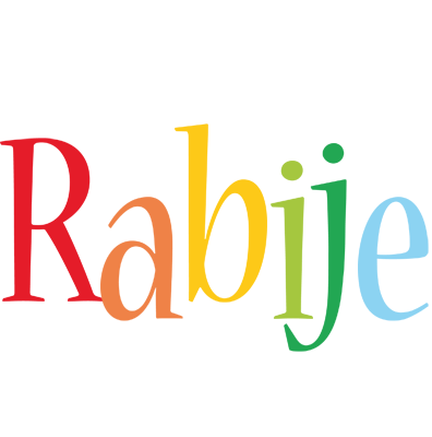 Rabije birthday logo