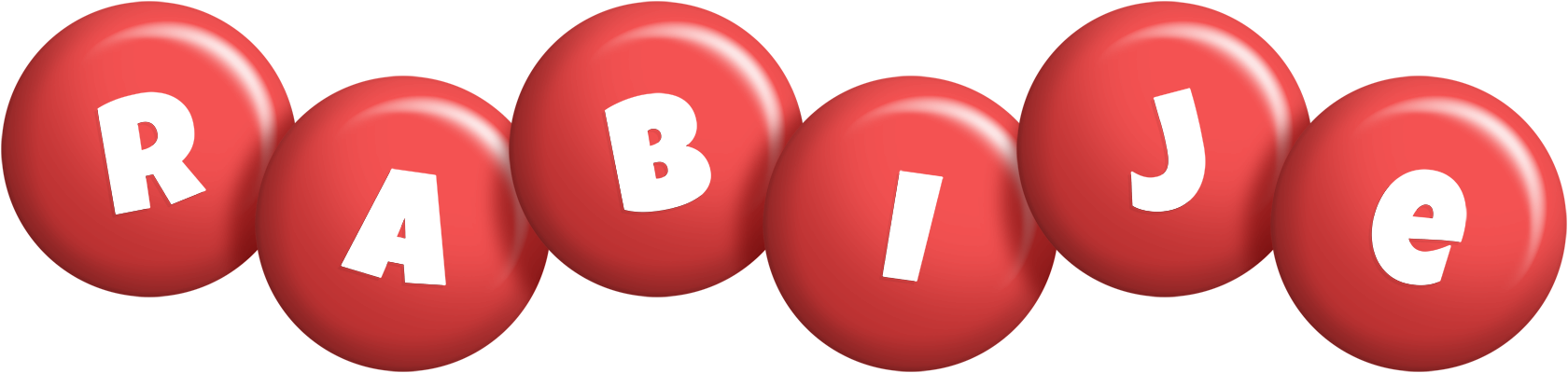 Rabije candy-red logo