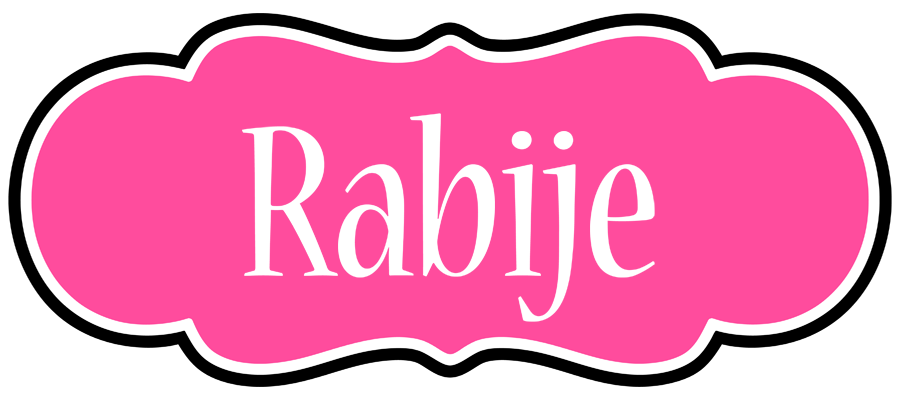 Rabije invitation logo