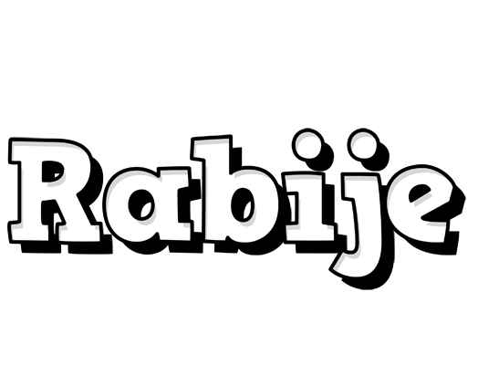Rabije snowing logo
