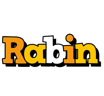 Rabin cartoon logo