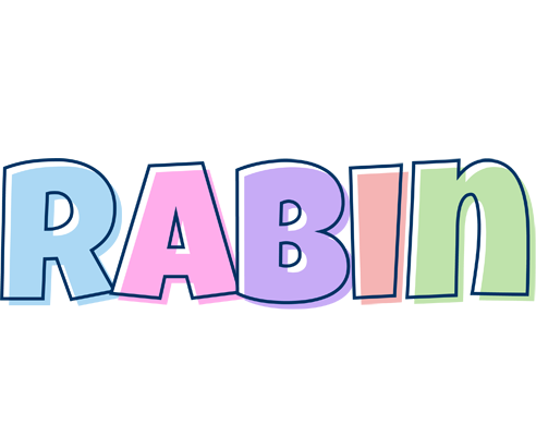 Rabin pastel logo