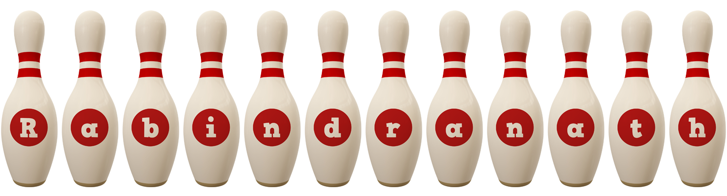 Rabindranath bowling-pin logo
