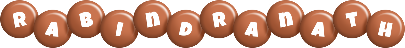 Rabindranath candy-brown logo