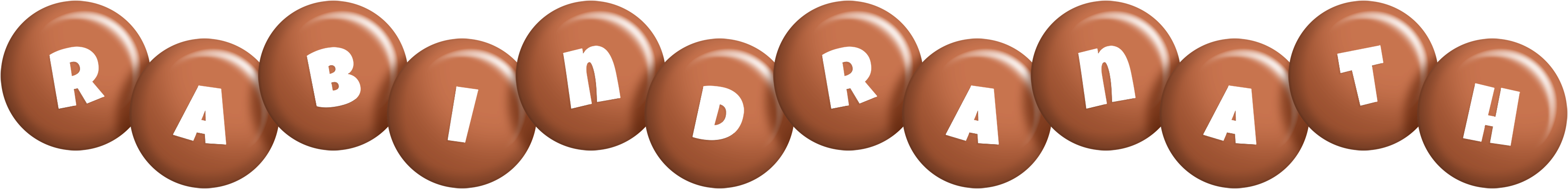 Rabindranath candy-brown logo