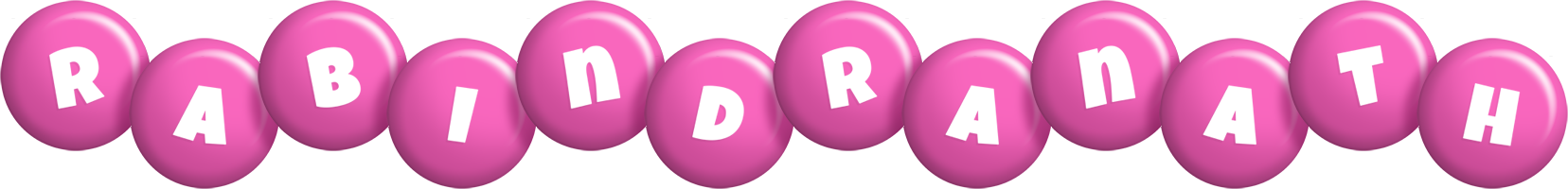 Rabindranath candy-pink logo