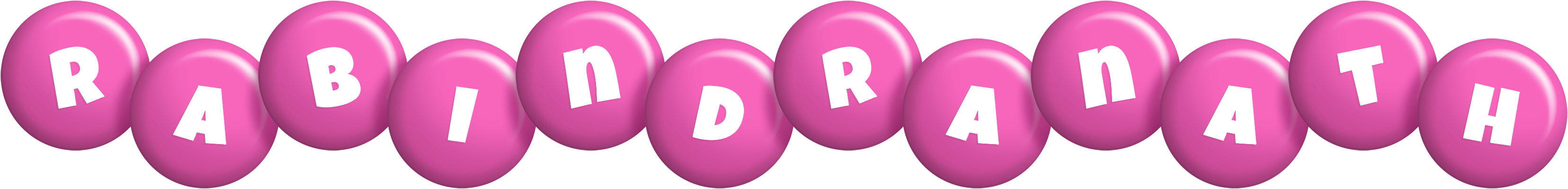 Rabindranath candy-pink logo