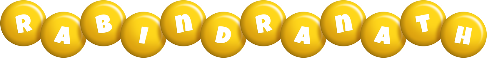 Rabindranath candy-yellow logo