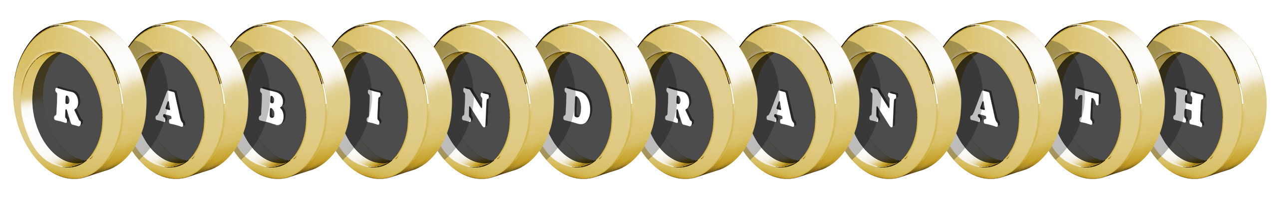 Rabindranath gold logo