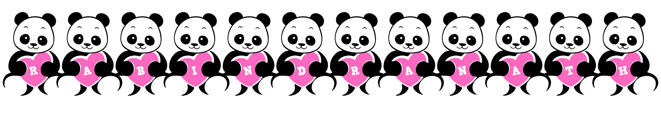 Rabindranath love-panda logo
