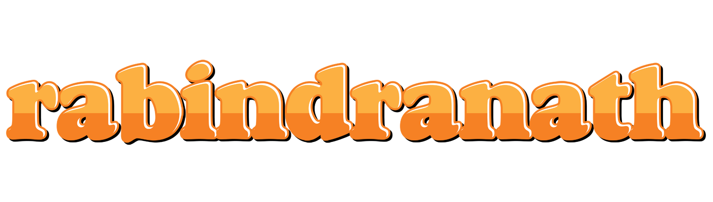 Rabindranath orange logo