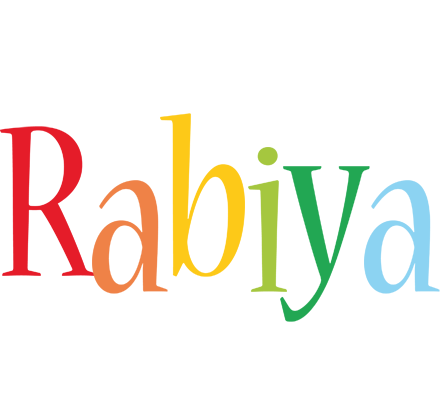 Rabiya birthday logo