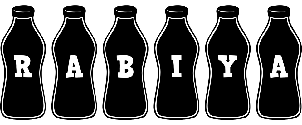 Rabiya bottle logo