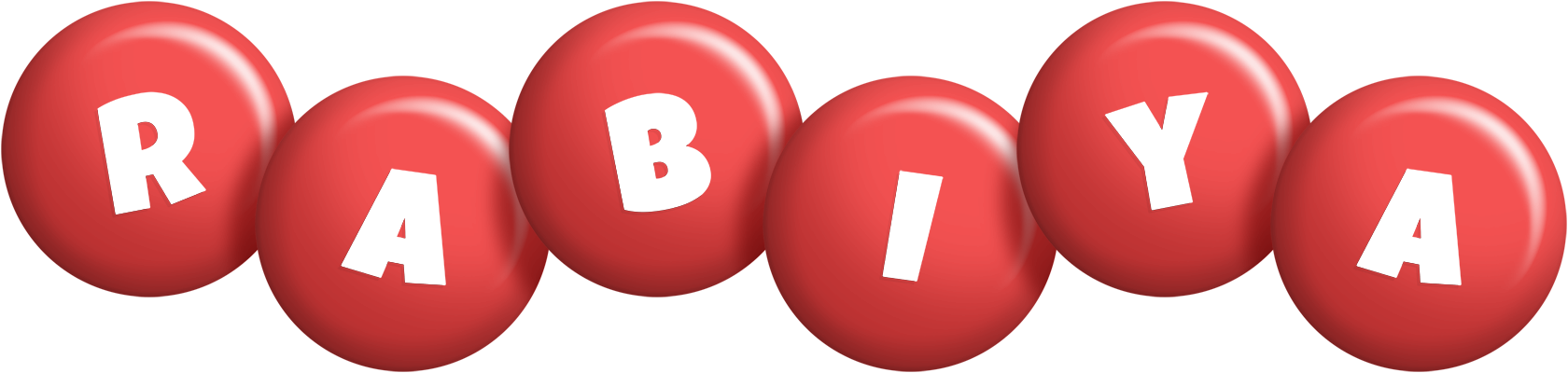Rabiya candy-red logo