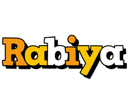 Rabiya cartoon logo