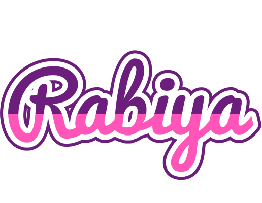 Rabiya cheerful logo