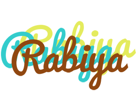 Rabiya cupcake logo