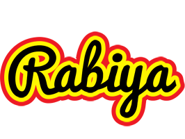 Rabiya flaming logo