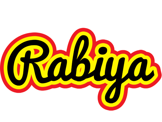 Rabiya flaming logo