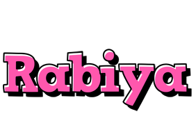 Rabiya girlish logo