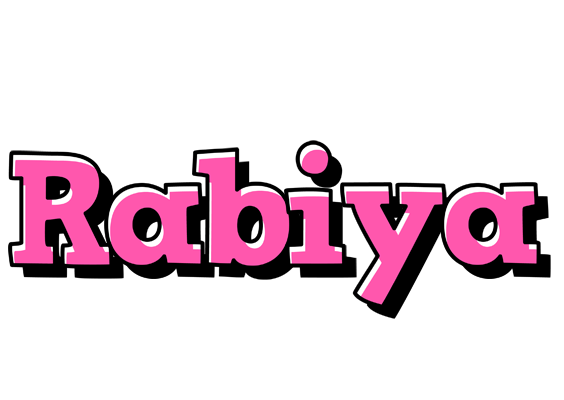 Rabiya girlish logo
