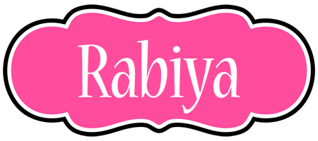 Rabiya invitation logo