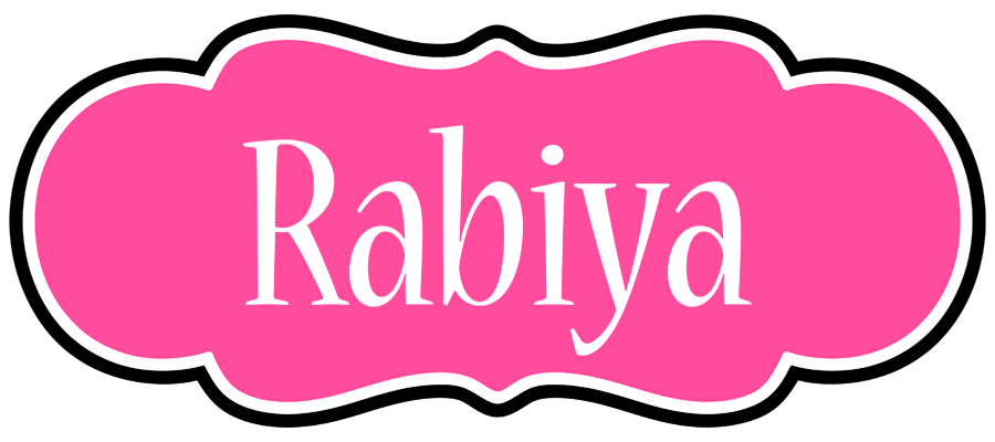 Rabiya invitation logo