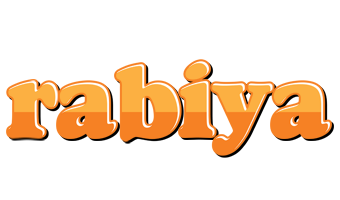 Rabiya orange logo