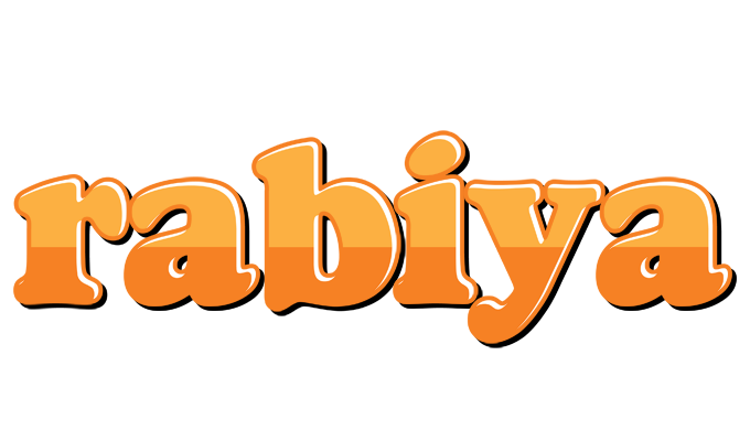 Rabiya orange logo