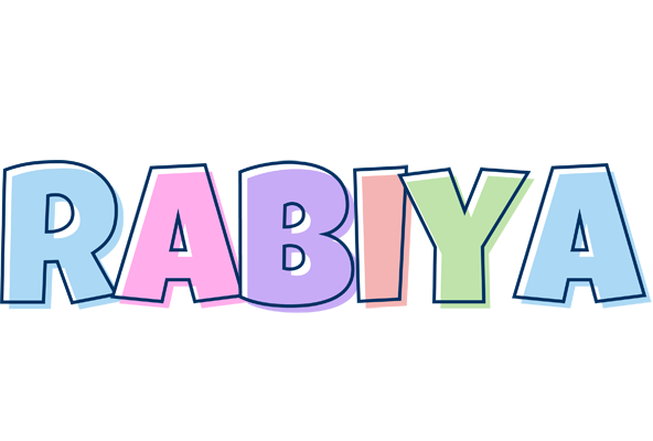 Rabiya pastel logo