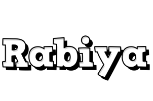 Rabiya snowing logo