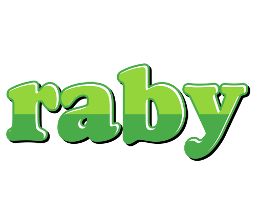 Raby apple logo