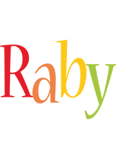 Raby birthday logo