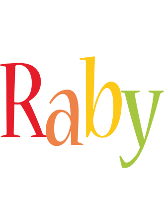 Raby birthday logo