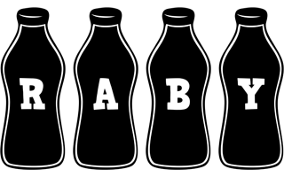 Raby bottle logo