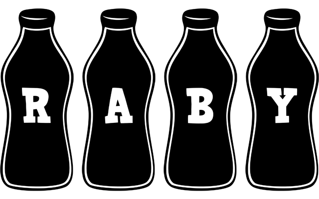 Raby bottle logo
