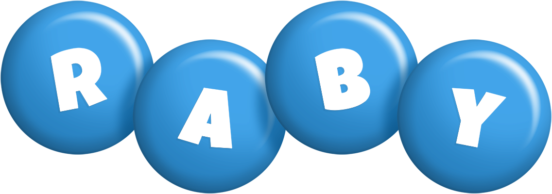 Raby candy-blue logo