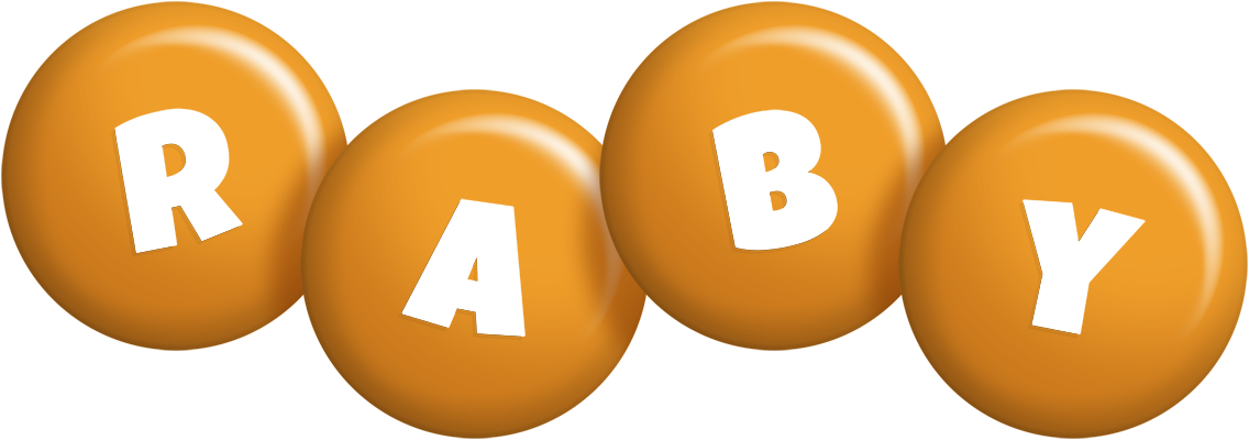 Raby candy-orange logo