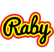 Raby flaming logo